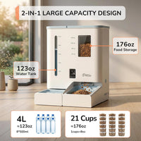 iPettie Camera Automatic Cat Feeder and Water Dispenser - Camera Version - image 4