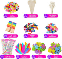 Itopstar 3000 Kids Arts and Crafts Supplies for Kids Crafting Supply - Pink 3000pcs - image 3