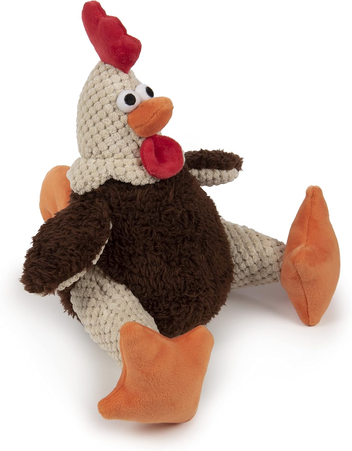 goDog Checkers Fat Rooster Squeaky Plush Dog Toy - Large (Pack of 1) - image 2