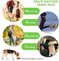 Dog Treat Pouch with Magnetic Closure, Treat Pouches for Pet Training, Large Dog Treat Training Pouch and Dog Clicker, Dog Training Treat Pouch Built-in Poop Bag Dispenser, Hands-Free Snack