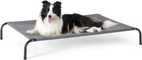 Bedsure Outdoor Elevated Cooling Dog Bed Large Sized Dog - Grey / 49"L x 31.5"W x 8"Th - image 2