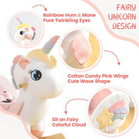 FUNLIO Unicorn Baby Rocking Horse - Beautiful Baby White Unicorn - image 3