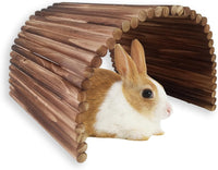 kathson Wooden Hamster Bridge - XL-Smooth(15.8 x 7.9 inches)