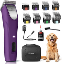 Professional Dog Clippers for Grooming Thick Curly Matted Coats – Essentials for Dogs - Violet