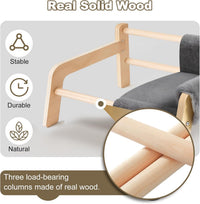 Elevated Cat Couch Bed for Indoor Cats - Light Gray - image 4