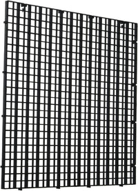 Aquarium Fish Tank Bottom Isolation 8 Pcs, Plastic Egg Crate – Essentials for Fish - L 4pcs Black