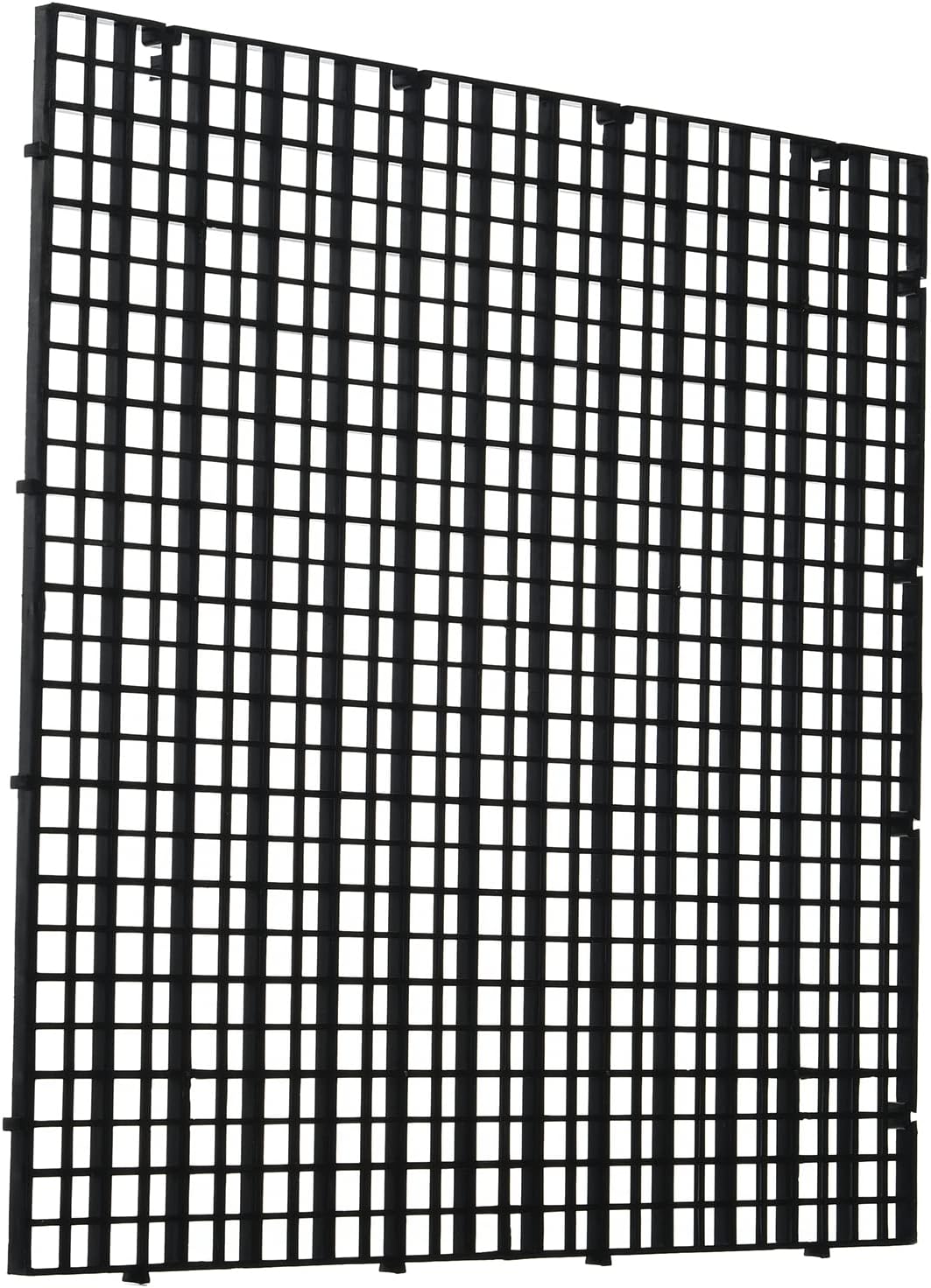 Aquarium Fish Tank Bottom Isolation 8 Pcs, Plastic Egg Crate – Essentials for Fish - L 4pcs Black