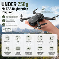 Holy Stone HS175D GPS Drone with 4K Camera for Adults - Matte Black - image 3