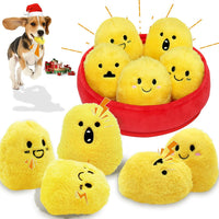 Tug of War Dog Toy, Squeaky Dog Toys Interactive Duck Puppy Toys – Essentials for Dogs - Yelllow Chicken Nugget