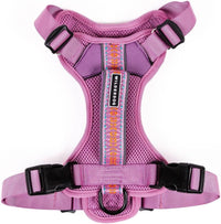Wilderdog Lightweight Dog Harness with Reflective Straps - Lilac / Large
