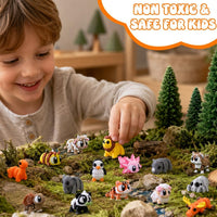 Celltestria 18PCS 3D Printed Skeleton Fidget Toys with Coffin Storage - 64Pcs 3D Animals - image 3