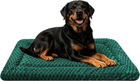 Dog Bed Mat, Reversible Crate Pad - 35"L*23"W*1.5"Th / Dark Green-1pc