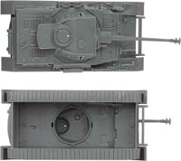 BMC Classic Toy Soldiers WW2 German Panzer IV tank in charcoal gray plastic - view 10