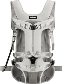 Pet Front Dog Carrier Backpacks, Adjustable Pet Backpack - Grey / Large