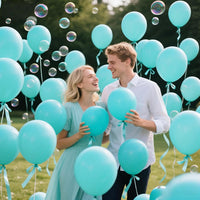 200pcs Balloons 5 Inch Assorted Colors - A18-teal Blue / 5inch (small) - image 4