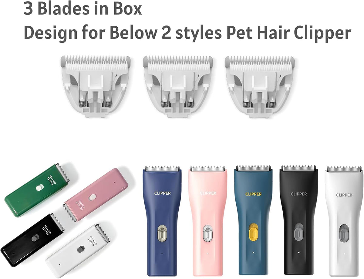 Professional Household Waterproof Low Noise Pet Hair Clippers - Ap005-3p-blades - image 2