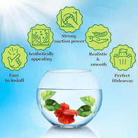 SunGrow Plastic Leaf Plant, Heavy-Duty Ceramic Base - 2 Inches / 2 - image 4