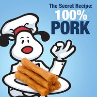 ValueBull USA Pig Skin Retriever Rolls, 6 Inch, Smoked, 200 Count Bulk Pack - Premium USA Pork Hide Dog Chews, One-Piece, Easy Digestion, High Protein