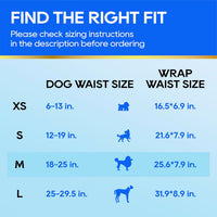 HONEY CARE All-Absorb A26 Male Dog Wrap - 1 / Medium -50 Count ( Pack of 1) - image 3