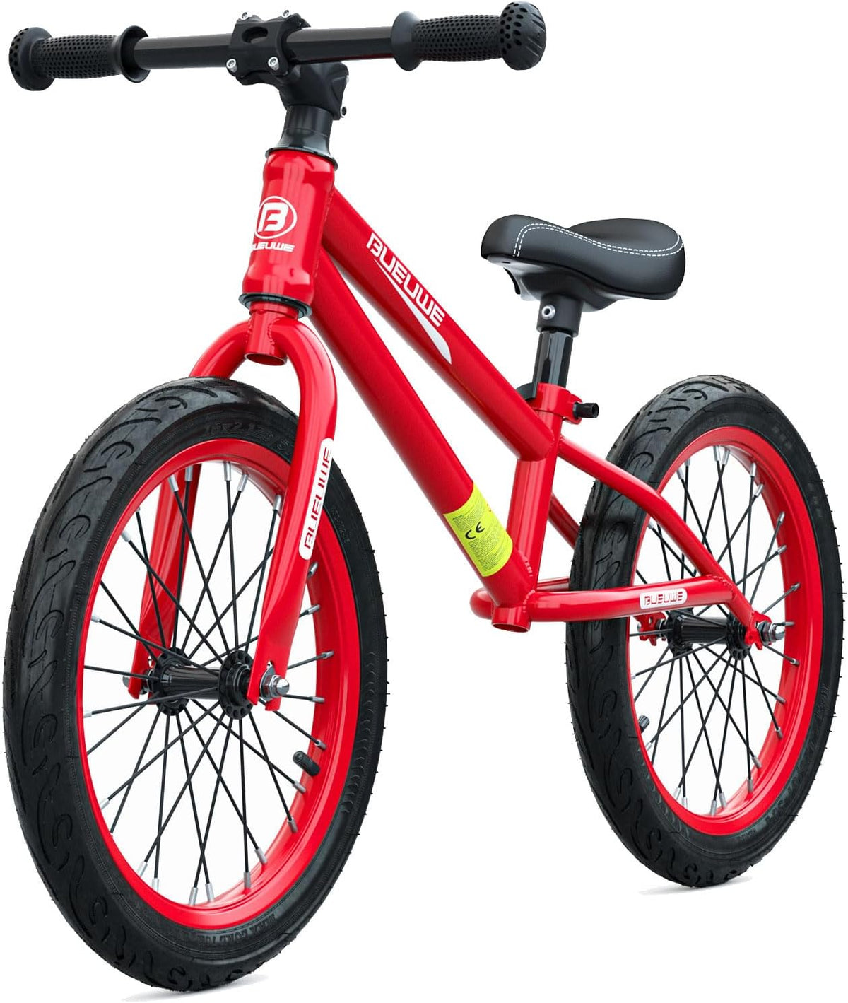 16 Inch Balance Bike for Big Kids Aged 4-8 Boys & Girls – Fun for Kids & Family - Red