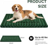 Dog Bed Mat, Reversible Crate Pad - 30"L*20"W*1.5"Th / Forest Green-1pc - image 3