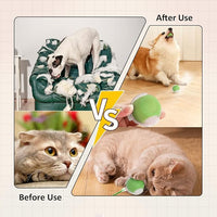 Chewie Viral Rolling Ball, Interactive Cat Toys Ball for Indoor, Cats Interactive Self Rolling Ball Dog Ball Automatic Cat Toy 360° Smart Automatic Rolling Pet Ball (Green)
