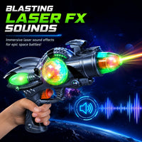 Light Up Toy Space Gun LED Lights & Sound Electric Galaxy Kids Blaster – Fun for Kids & Family - image 4