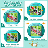 Rotating Puzzle for Toddlers Kids 3+, Travel Essentials Toys – Fun for Kids & Family - Special Vehicle - image 2