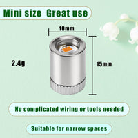 Mini Led Lights 10pc Small Led Lights Battery Powered Tiny Light Warm - Warm White - image 3