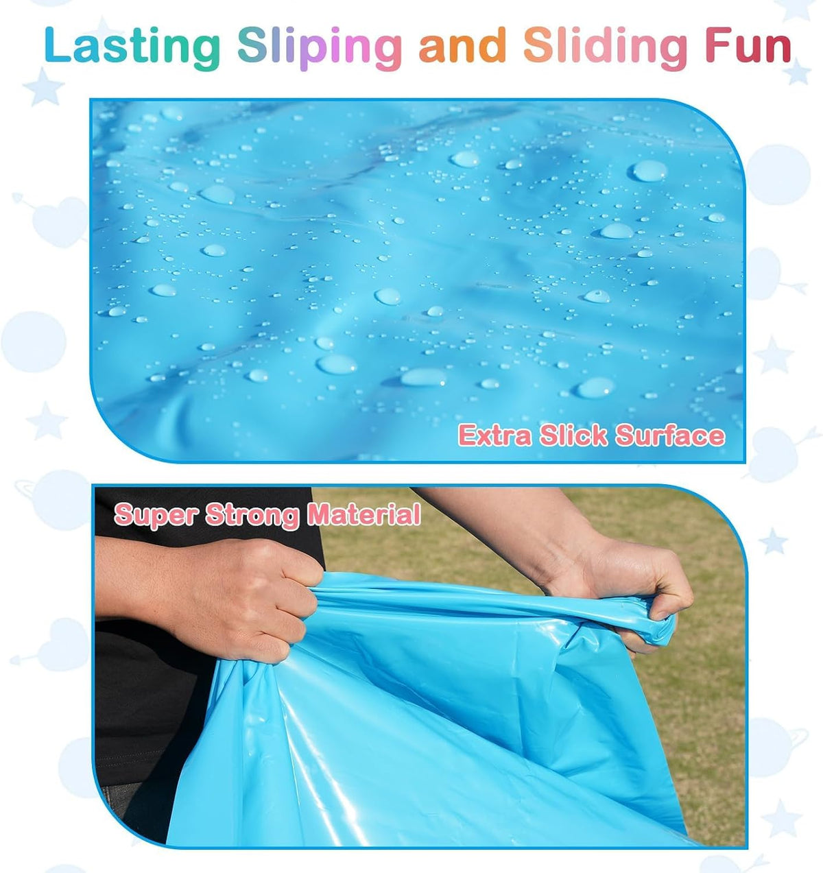 40FT Slip Lawn Water Slide, Giant Slip - image 4