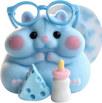 Handmade Hamster Squishy Toy - Blue