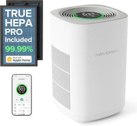 Air Purifier for Home Bedroom Large Room 1050 Sq Ft Air Filters Up to 99.99% PM2.5 Display Smart Air Cleaner Works with HomeKit for Baby Pet Desktop Office, AP2-2025