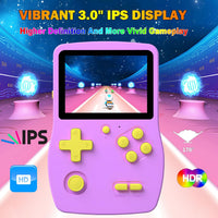 32 Bit Handheld Games for Kids Preloaded 139 Retro Video Games - Purple - image 3