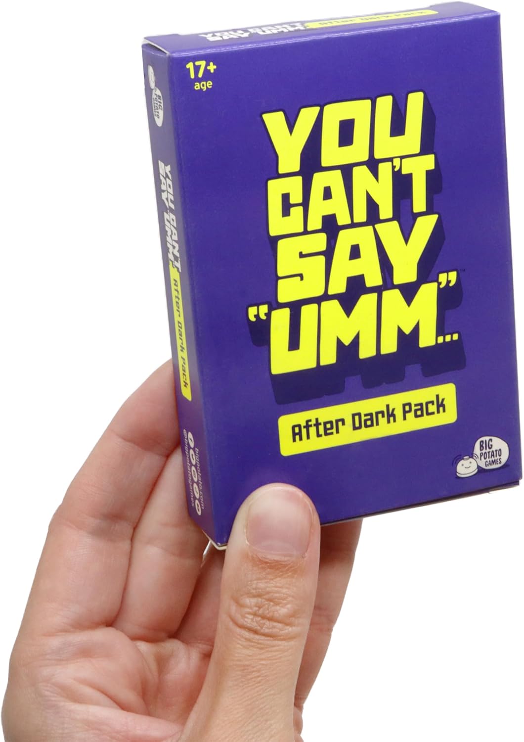 You Can't Say UMM: Fast Family Card Game for Game Night, Ages 8+ – Fun for Kids & Family - After Dark Adult Expansion Pack
