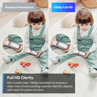 Tapo 1080p Pan/Tilt Security Camera for Baby Monitor, Pet Camera - White / Indoor Only - image 4