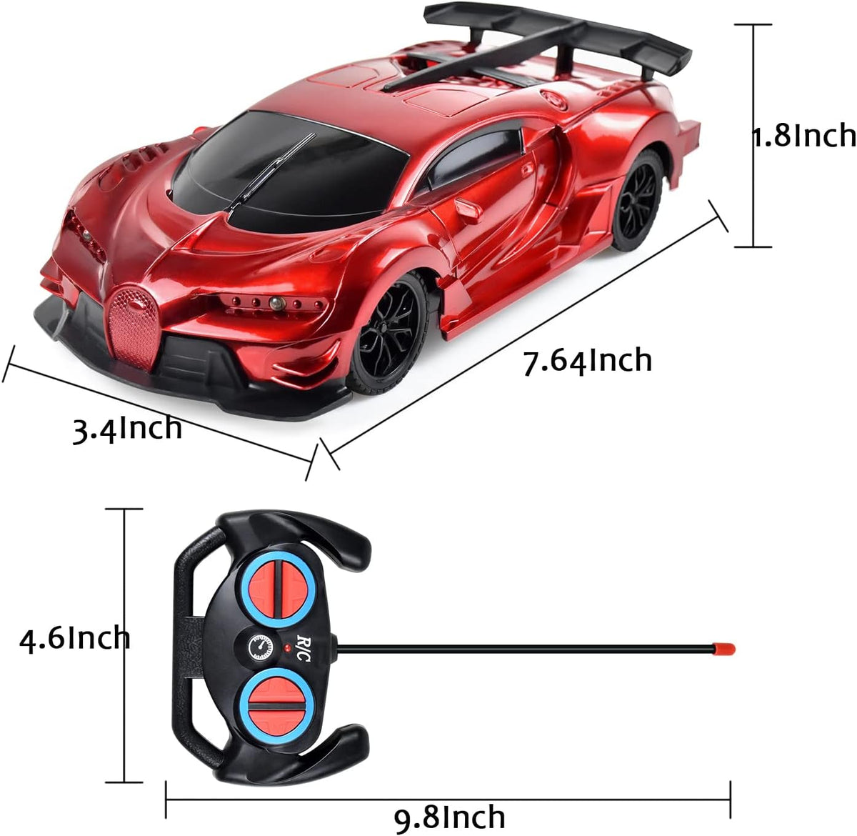 Tuko Remote Control Car Toys - Red - image 2