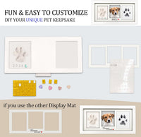 MYPAWLETS Paw Print Frame Kit, Dog/Cat Pawprints Keepsake - White - image 4
