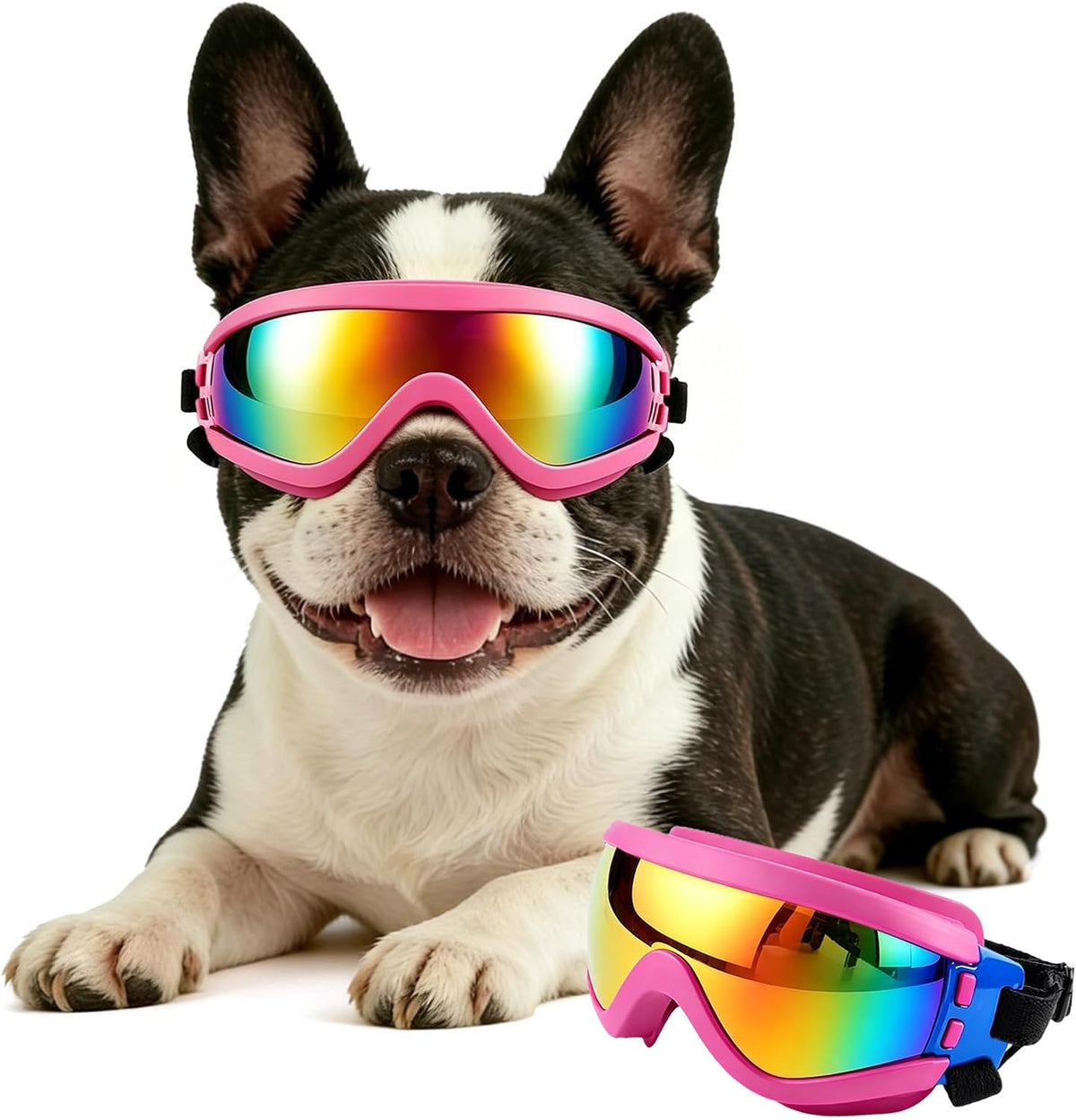 Dog Goggles for Small Breeds - Medium / Pink
