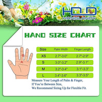 HANDLANDY Long Gardening Gloves for Men & Women, Thorn Proof Rose Pruning Gloves Leather Gauntlets Garden Glove Yard Work Glove (Medium, Green)