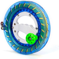E-TING kite string reel with 1000ft of 3-strand line, 8 inch transparent wheel and safety lock - view 2
