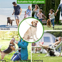 Dog Tie Out Cable, 30FT, Green, Suitable for Dogs up to 350 pounds, Lightweight, Non-Winding, for Outdoor Use