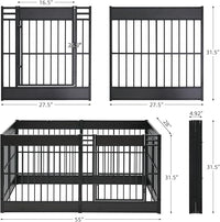 Dog Playpen, 31.5" Height Dog Pen Indoor, Heavy Duty, Safe and Sturdy, Furniture Style Puppy playpen