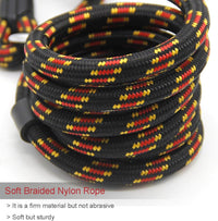 Dog Rope Leash, Dog Training Leash for 10-80 lb - Black - image 2