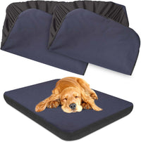 Dog Bed Covers Replacement Washable 100% Waterproof Dog Bed Sheets - Blue-44 x35 inch