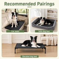 Outdoor XL Dog Crate Pad Bed, Waterproof Wipeable Mat, 41" - Black / 47"L x 29"W x 1.2"Th - image 3