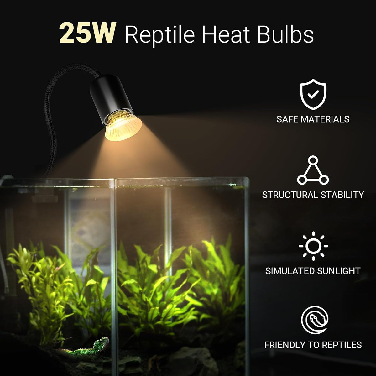CALPALMY 4-Pack 50W UVA+UVB Bulbs - 25.0 Watts - image 3