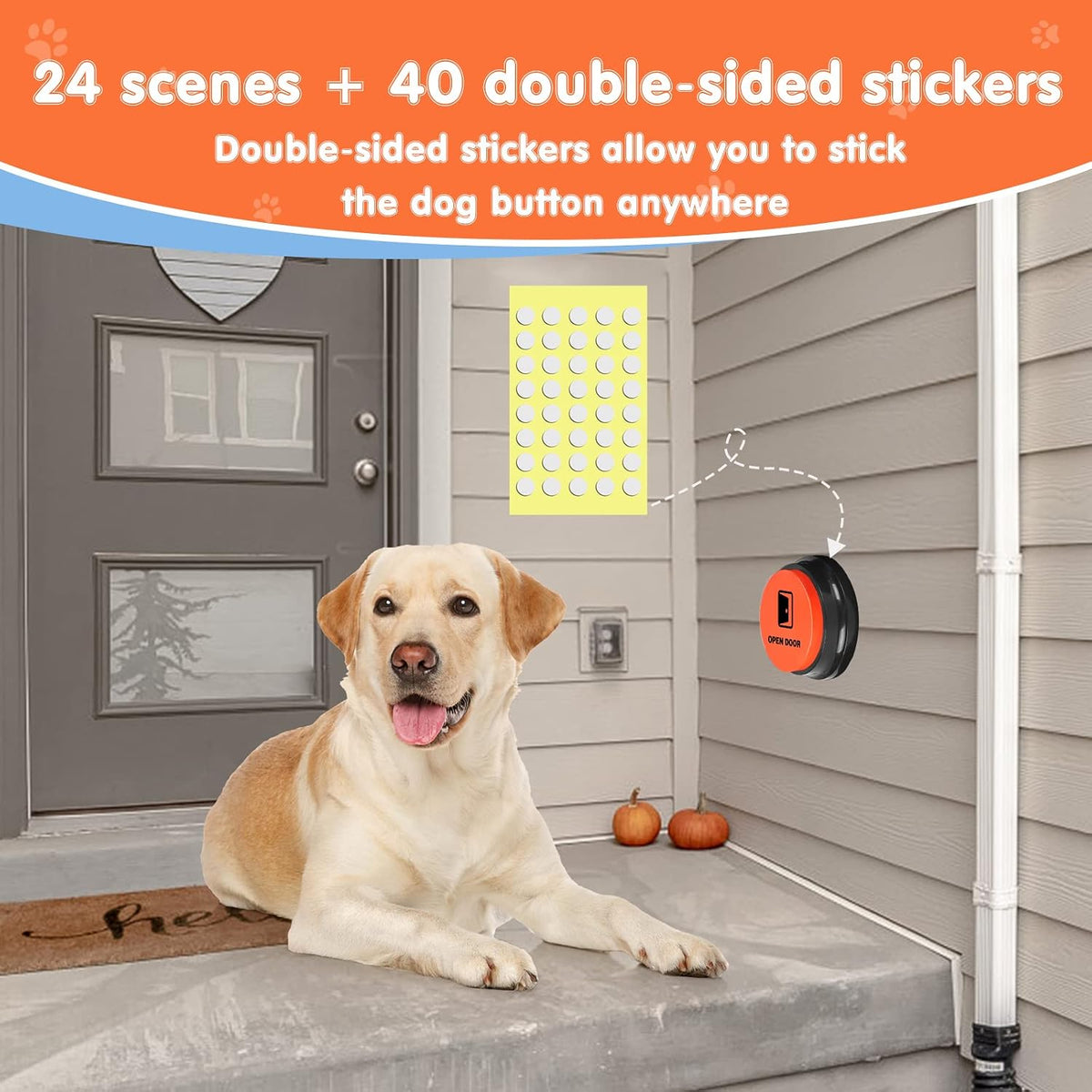 Dog Buttons for Communication, Talking Buttons for Dogs - 4 Pack - image 4