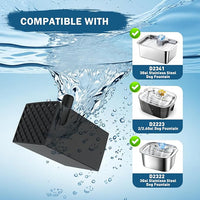 PETNF Dog Water Fountain Water Pump Replacement for PETNF 3 Gallons Stainless Steel Pet Water Fountain for Large Dogs, Replacement Pump for D2223, D2341, D2322 Models, Safe, Quiet and Powerful Pump