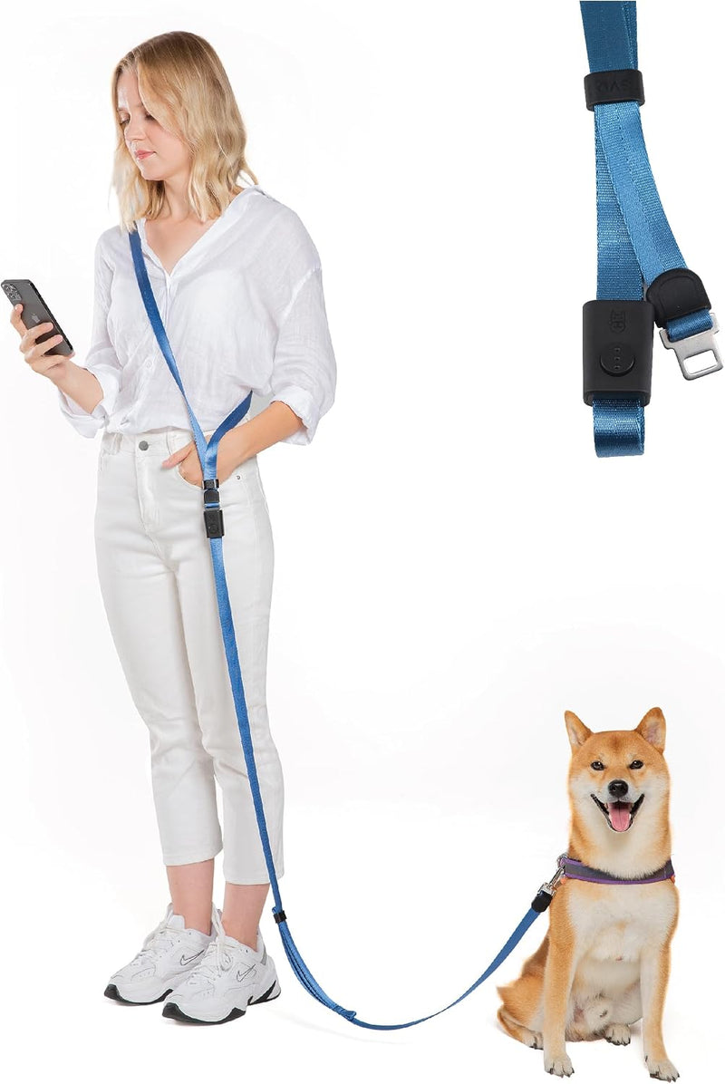 4-in-1 Hands Free Dog Leash - Navy Blue