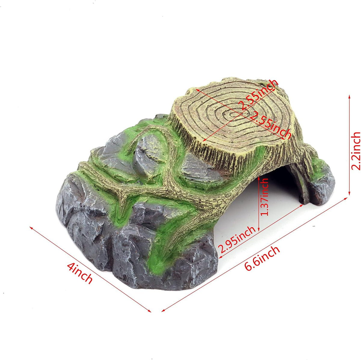 Extra Large Resin Reptile Hideouts Cave Habitat Decor – Essentials for Reptiles And Amphibians - G- Small - image 2
